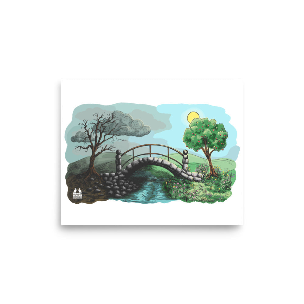The Bridge from Homelessness to Housing print (10x8 in.)