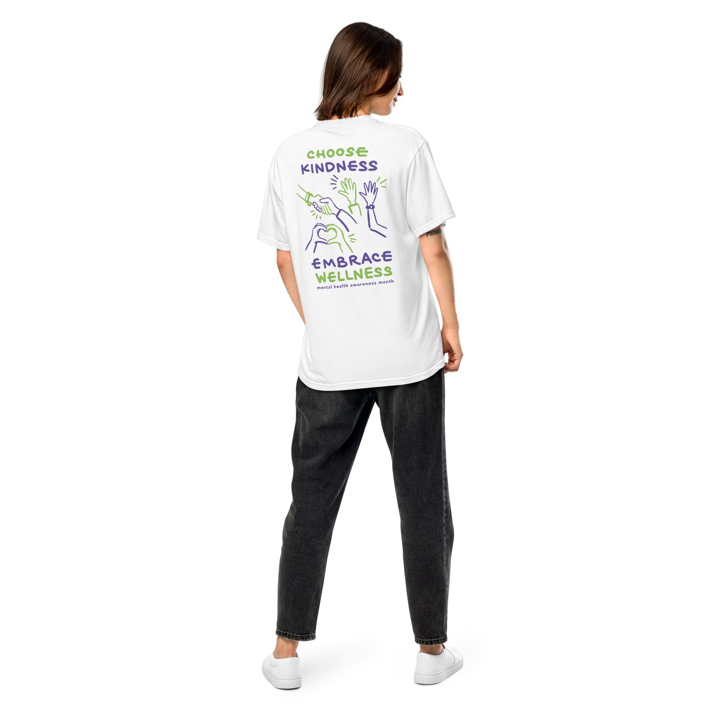 Choose Kindness, Embrace Wellness - Comfort Colors t-shirt