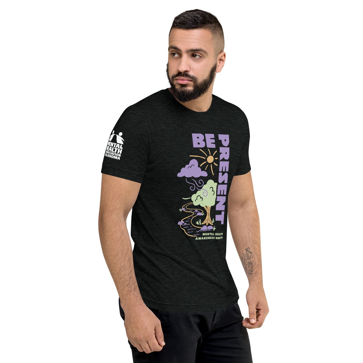 Be Present - Bella + Canvas t-shirt