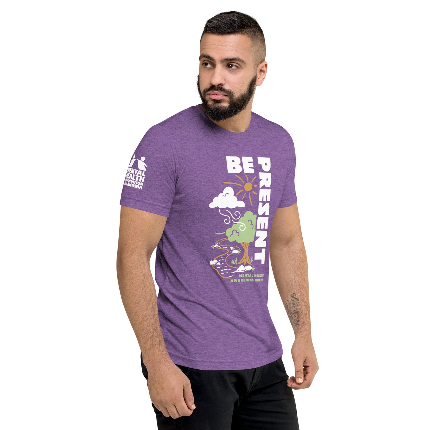 Be Present - Bella + Canvas t-shirt