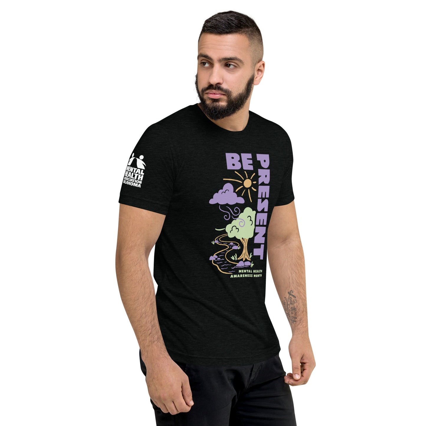 Be Present - Bella + Canvas t-shirt