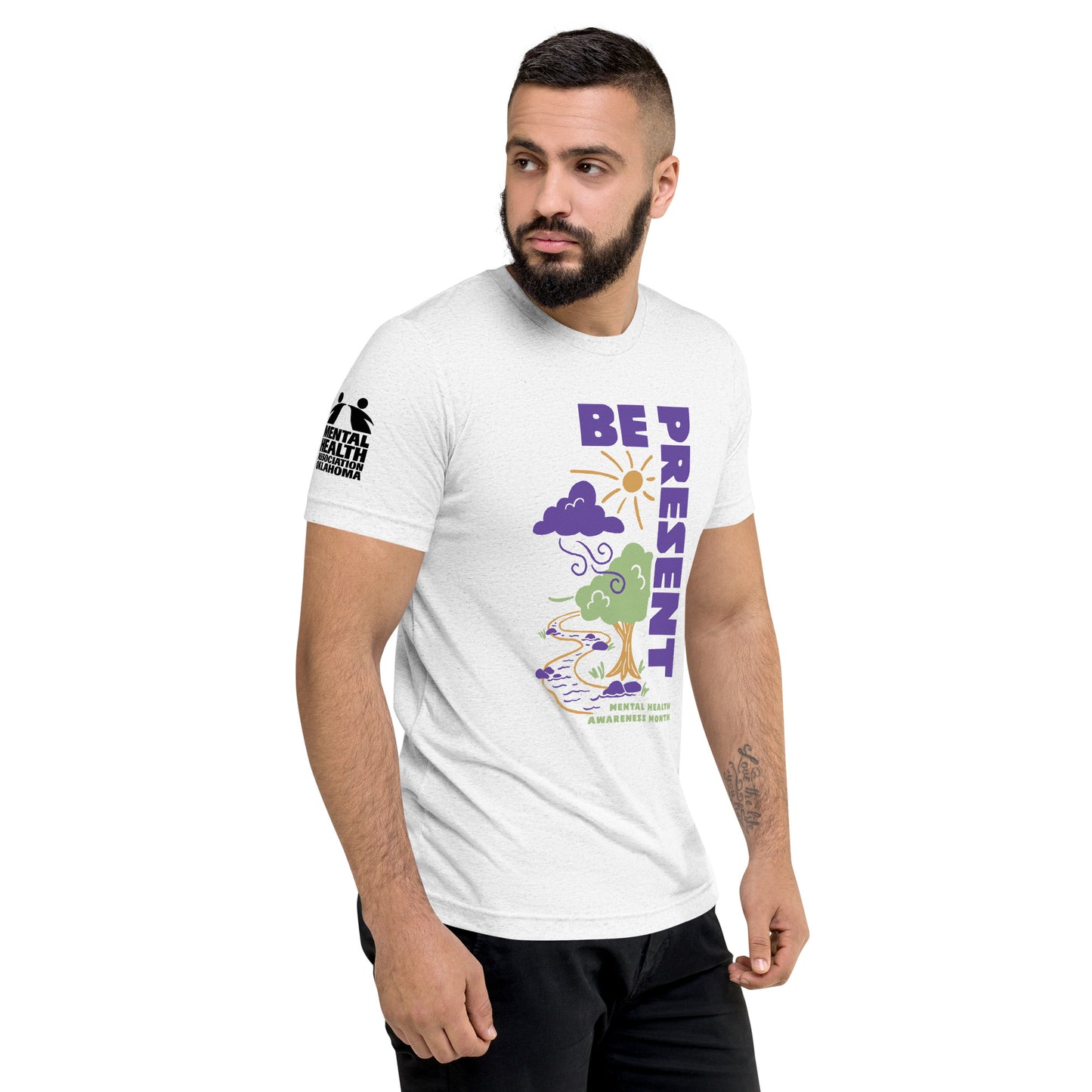 Be Present - Bella + Canvas t-shirt