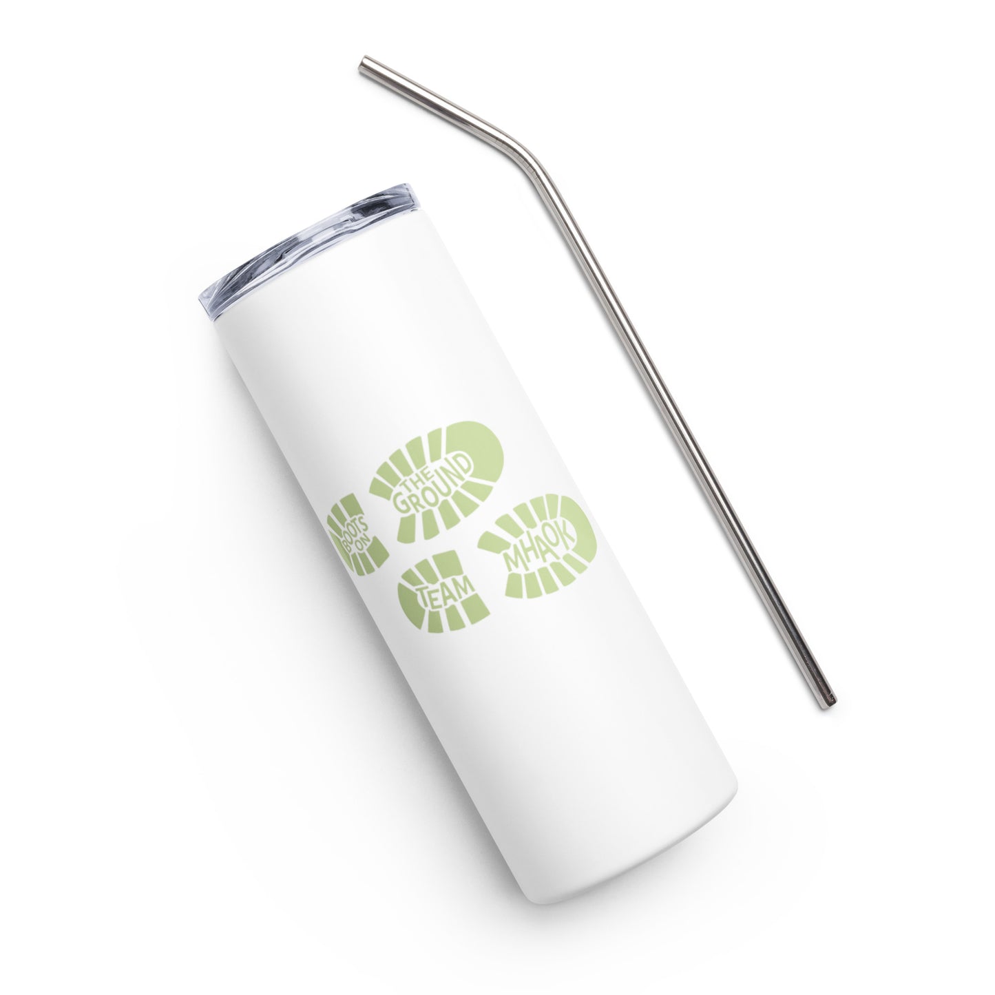 Boots on the Ground Stainless steel tumbler