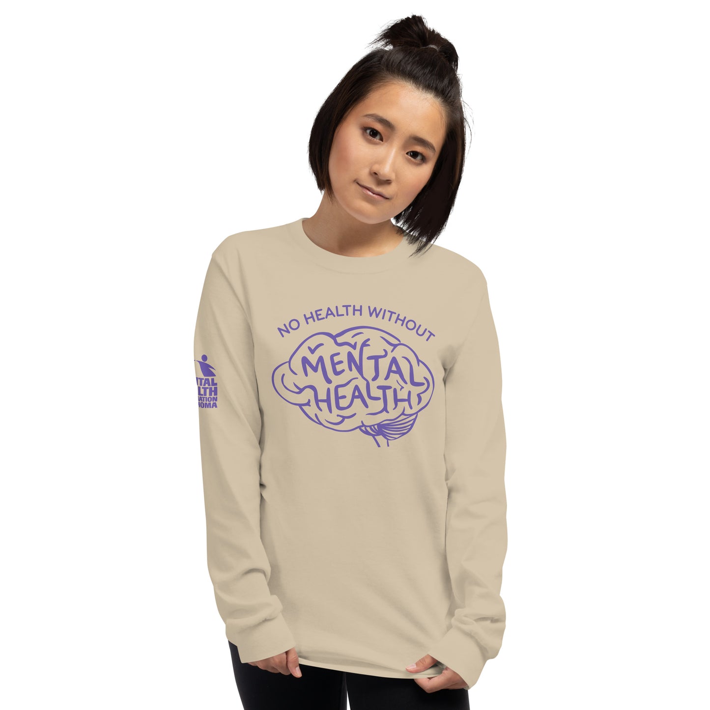 No Health Without Mental Health Unisex Long Sleeve Shirt