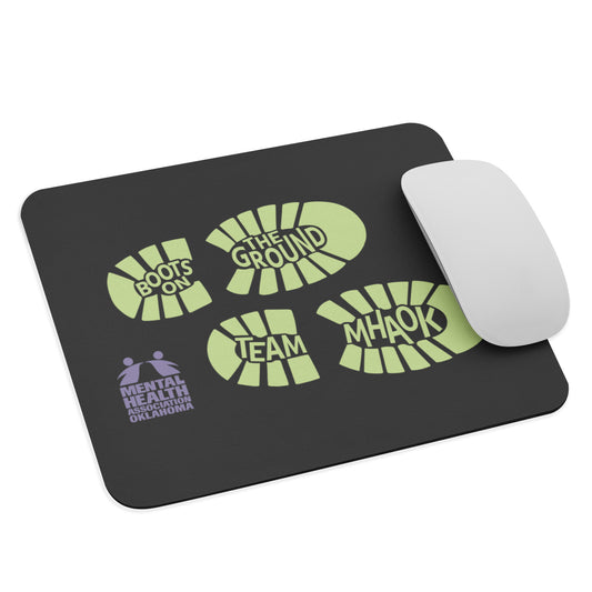 Boots on the Ground mouse pad